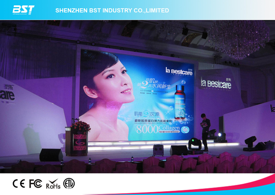 High Refersh rate P10 indoor full color LED Screen For Stage / Exhibition with 1/8 scan