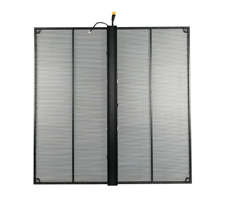 Display Mesh Strip LED Transparan yang dapat disesuaikan    Ideal untuk aplikasi dalam ruangan dan luar ruangan yang tetap