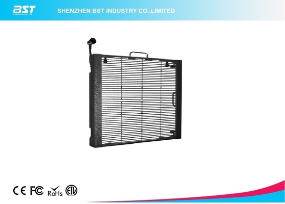 Air tahan angin di luar Rental Layar LED transparan Pixel Pitch 10mm Led Display