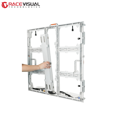 Super Brightness Front Service LED Display untuk bidang iklan luar ruangan / warna putih