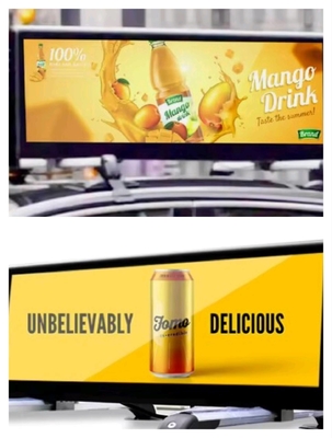Multifunctional Outdoor P6 Car Advertising LED Display LED Sign Message Taxi Top LED Display