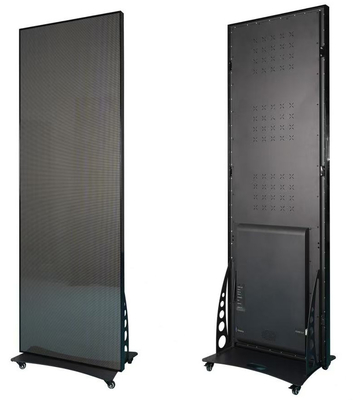Digital LED Poster Display Standing Free Cascade Versi LED Billboard Poster