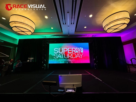 IRB Series LED Video Panel Dengan A8S Plus Kartu Penerima Dan 7680HZ Tingkat Refresh Tinggi Untuk Sewa Indoor & Stage