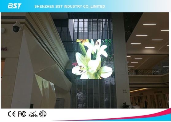 Lampu Berat LED Layar Mesh Transparan P10 Full Color Display Untuk Instalasi Cepat