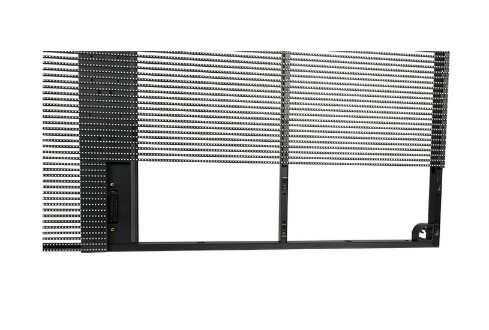 500mmX1000mm Transparan Ultra Thin, Lightweight LED Screen untuk kebutuhan dalam ruangan / luar ruangan
