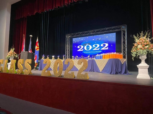IRA 500X1000mm Indoor LED Display Untuk Sewa 7680hz Tingkat Perbarui Tinggi