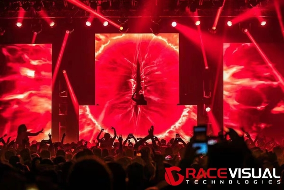 3.91mm Fisik Pitch ORC Rental LED Display dengan 7680hz Tingkat Refresh Tinggi dan A5s Kartu Penerima 500X1000mm