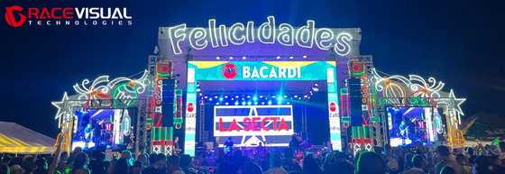 3.91mm Fisik Pitch ORC Rental LED Display dengan 7680hz Tingkat Refresh Tinggi dan A5s Kartu Penerima 500X1000mm