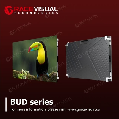 Layanan Depan 640mm x 480mm Dinding Dipasang Display Indoor P1.25/1.538/1.86/2.5mm Pixel Pitch