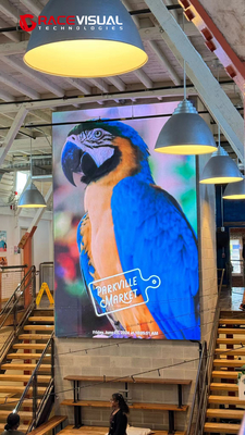Layanan Depan 640mm x 480mm Dinding Dipasang Display Indoor P1.25/1.538/1.86/2.5mm Pixel Pitch