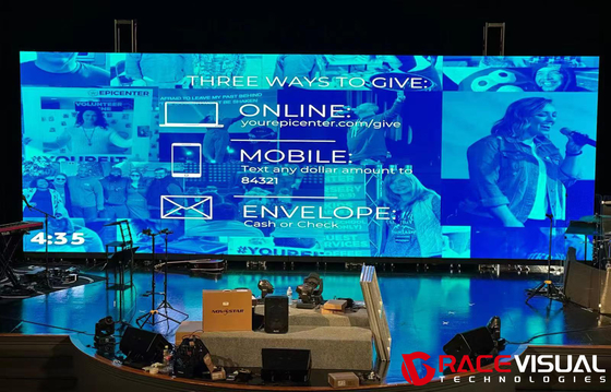 Professional Rental LED Video Wall With Front Service - Seri IRB untuk Tahap, Konser & Acara 500*500MM & 50*100MM