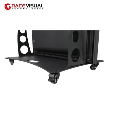 3840hz Tingkat refresh tinggi Berat cahaya Indoor Full Color LED Poster Screen 48kg/piece Dengan Roda Totem