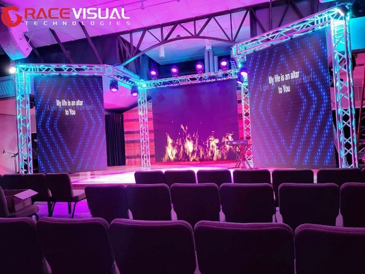7680HZ 500x500mm IRA Series Indoor Rental LED Display dengan Resolusi Modul 64x64px dan IP Rating IP40/IP21