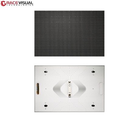 960mm*960mm Layar LED Warna Putih Penyebaran Panas Kecerahan Tinggi Menghemat Energi Pemeliharaan Depan / Belakang