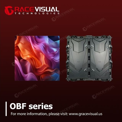 IP65/IP54 Aluminium OBF Series Die-casting Outdoor Billboard LED Screen untuk Kinerja Superior