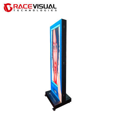 IP seri-P2.5mm I Poster Indoor led screen, 3840Hz High Refresh Rate, kontrol WIFI Indoor LED Screen With Wheel Base
