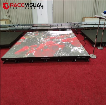 High Contrast Ratio DF Series LED Dance Floor Cold Steel/Aluminium/Die-casting Aluminium Panel