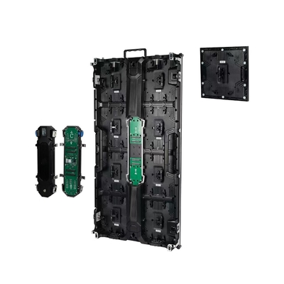 600 nits Kecerahan 7680 Hz Refresh P2.97 Sewa LED Wall RB Series 500×1000 mm Lemari Modular untuk Acara Indoor