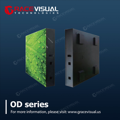 Double-Sided Dominance OD Series Outdoor LED Screens dengan Rata-rata Konsumsi Daya 360w/m2 dan Panel Baja/Aluminium