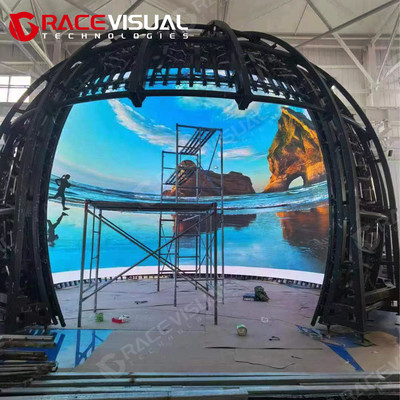 FX seri Soft Rubber LED Display Module, Konveksi, Konkaf atau Twisted Module yang tersedia