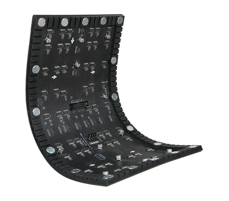 FX seri Soft Rubber LED Display Module, Konveksi, Konkaf atau Twisted Module yang tersedia