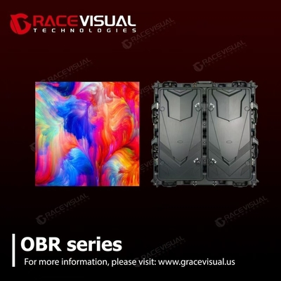 OBR Series Outdoor Fixed LED Display ¢ 7680Hz Refresh Rate, Aluminium Die-casting untuk aplikasi panggung & acara