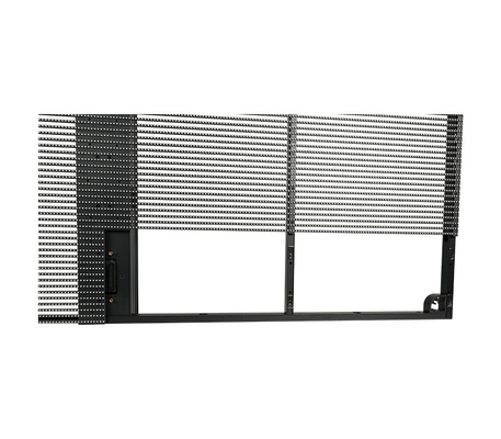Display Mesh Strip LED Transparan yang dapat disesuaikan    Ideal untuk aplikasi dalam ruangan dan luar ruangan yang tetap