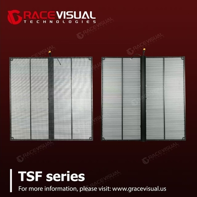 Panel LED transparan seri TSF dengan transparansi tinggi dan desain panel ultra tipis