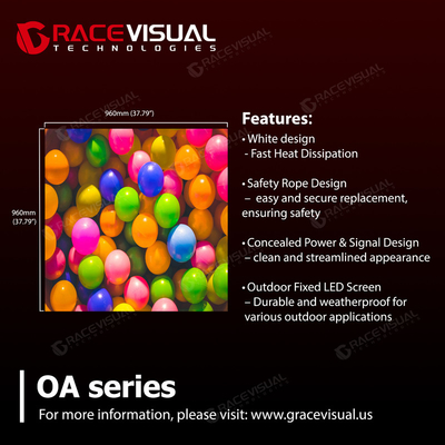 OA Series P5.7 Outdoor LED Billboard ¢ Tampilan Kecerahan Tinggi dengan IP66 & Desain hemat energi