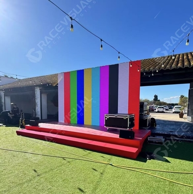 500×1000 mm ORB LED Display untuk Konser Olahraga dan Pameran 7680 Hz Refresh Rate 4500 nits Brightness Waterproof Dustproof