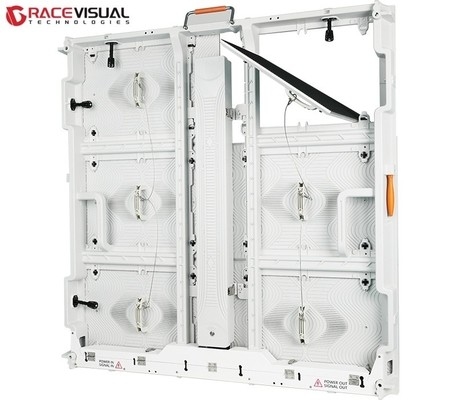 6000nits Kecerahan Ultra-Cerah LED Billboard dengan White Cabinet Technology 3840hz Refresh Rate Zero AC Dependency