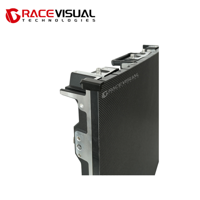 Sertifikat layar LED aman Solusi tampilan melengkung multi-sudut dengan bahan panel aluminium die-casting dan skala abu-abu 16bit