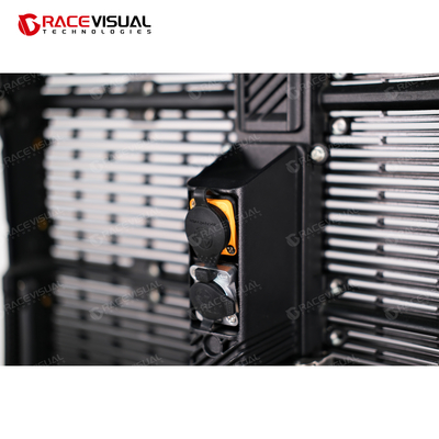 TSR Series P3.9 ∙7.8 Tampilan LED Transparan ∙ 500×1000mm Panel untuk Toko, Tahap & Acara