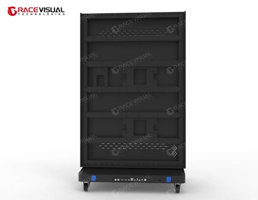 Ukuran Kecil Indoor Lantai Berdiri Lipat LED Display Poster Screen, Penyimpanan Mudah, Transportasi Nyaman