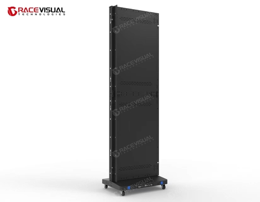Ukuran Kecil Indoor Lantai Berdiri Lipat LED Display Poster Screen, Penyimpanan Mudah, Transportasi Nyaman
