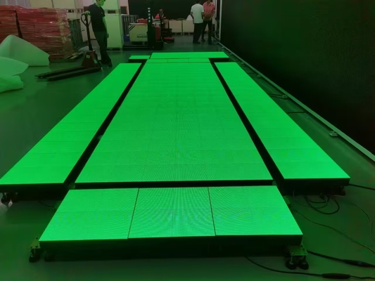 Pemasangan Cepat Lantai Tarian Digital Indoor LED Video Wall Layar Tampilan Interaktif