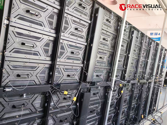 Panel Tampilan LED Luar Ruangan 5000nits IP65 23.5kg Aluminium Die-Cast