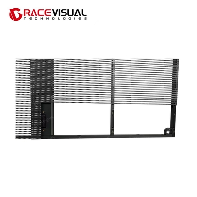 GRACEVIS TS-F Transparan LED Display 600-5500nits Kecerahan Tinggi 100000hrs Umur