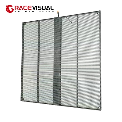TS-F Panel LED Transparan 2,6-10,42mm Pitch 600-5500nits Kecerahan