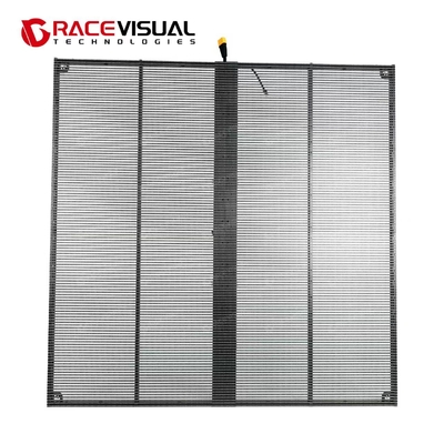 TS-F Panel LED Transparan 2,6-10,42mm Pitch 600-5500nits Kecerahan
