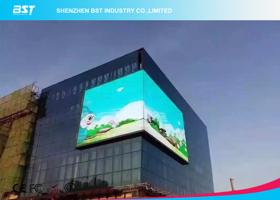 Komersial P4 Pemeliharaan Depan Layar LED Layar Iklan / Layar Spanduk LED