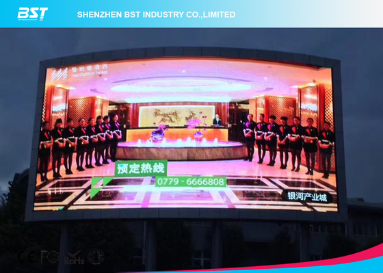 Komersial P4 Pemeliharaan Depan Layar LED Layar Iklan / Layar Spanduk LED
