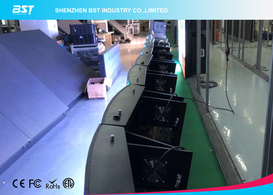 Komersial P4 Pemeliharaan Depan Layar LED Layar Iklan / Layar Spanduk LED