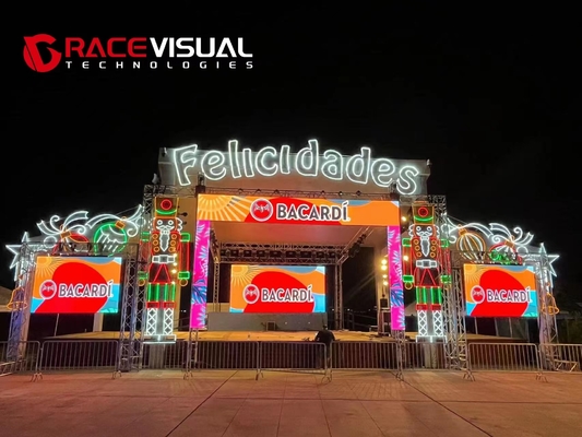 7680HZ,Professional P2.97mm P3.91mm Outdoor Rental LED Display 500x1000mm 14kg Untuk Acara