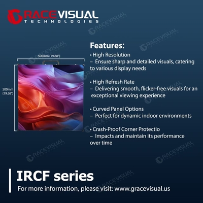Zero Motion Blur Curved LED Walls dengan Instalasi Immersive dengan Ultra HD 7680Hz Screen dan Panel Aluminium Die-casting